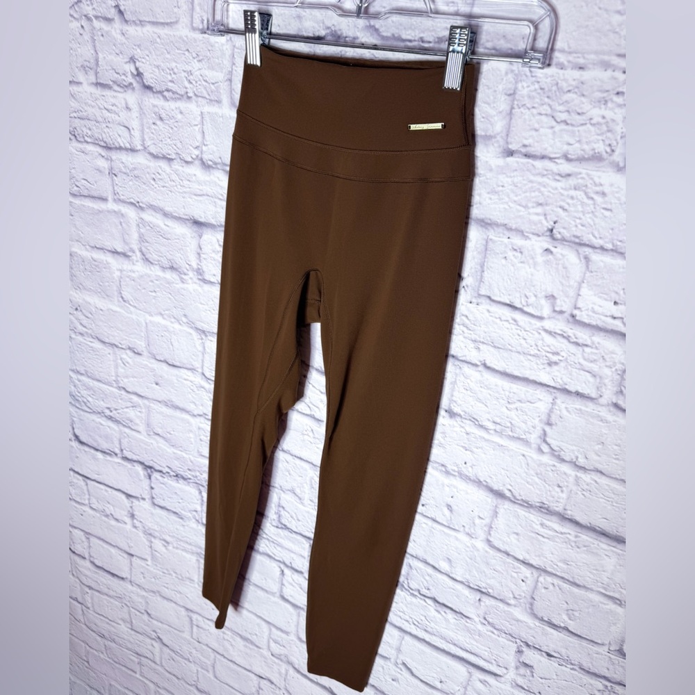 Gymshark x Whitney Simmons | Brown High-Waisted Leggings | XXS | EUC - Picture 2 of 4